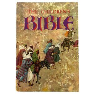 The Childrens Bible Hardcover 1965 Golden Press Illustrated Edition